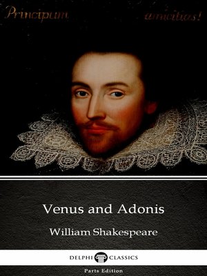 cover image of Venus and Adonis by William Shakespeare (Illustrated)